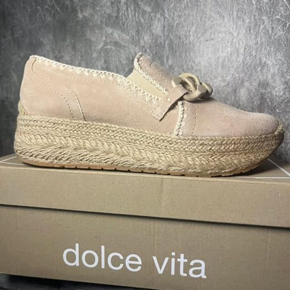 Dolce Vita Espadrille Platform Loafers 9.5 NEW dune